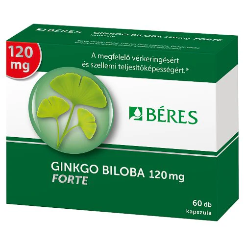 Béres Ginkgo Biloba 120 mg Forte kapszula 60 db - Image 2