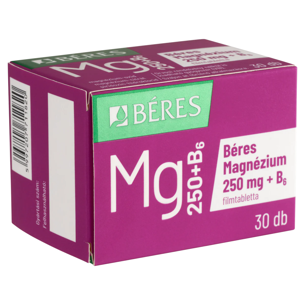 Béres Magnézium 250 mg + B6 filmtabletta 30 db - Image 9