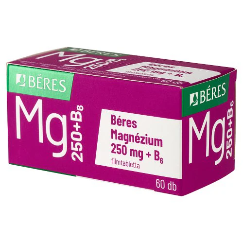 Béres Magnézium 250 mg + B6 filmtabletta 60 db - Image 2