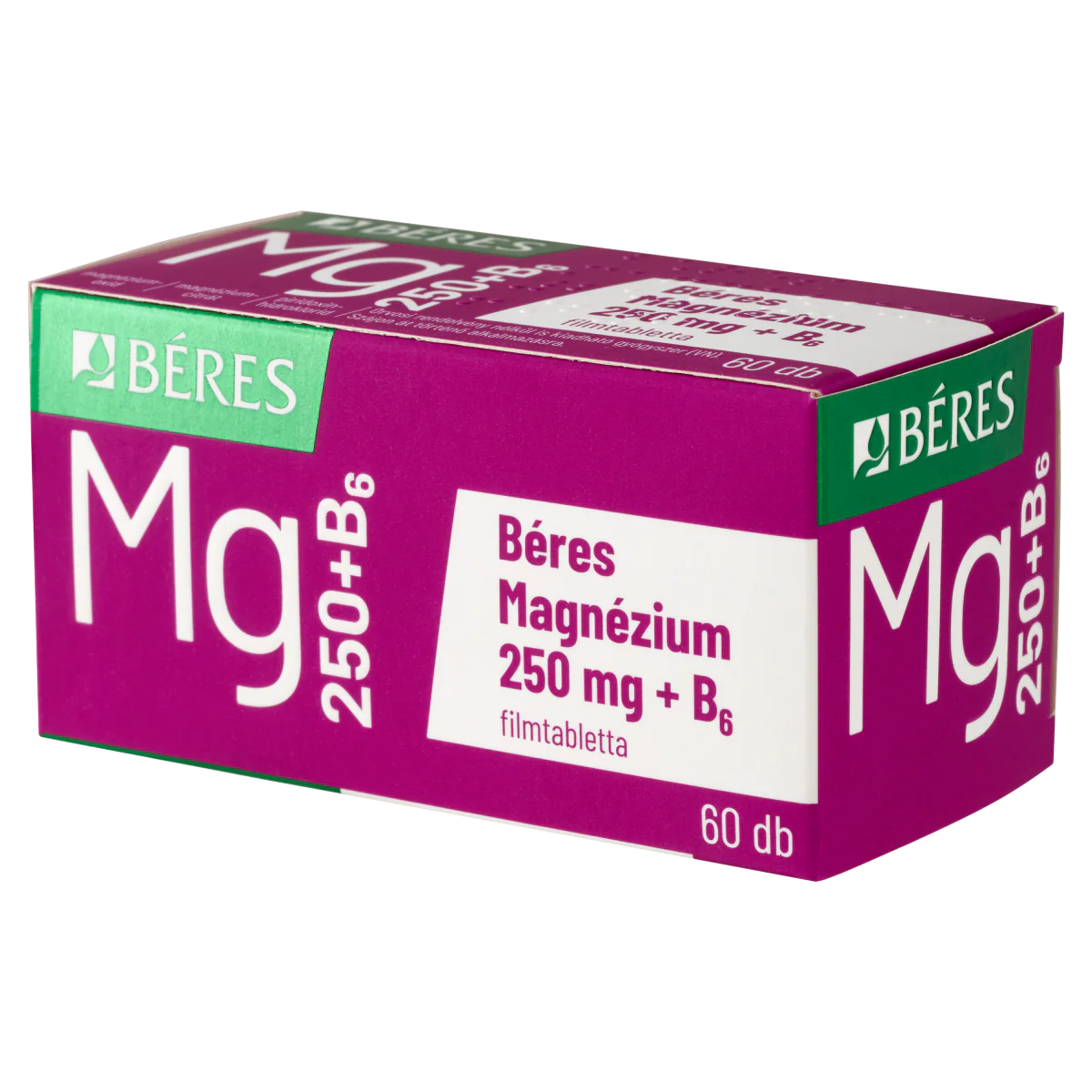 Béres Magnézium 250 mg + B6 filmtabletta 60 db - Image 8