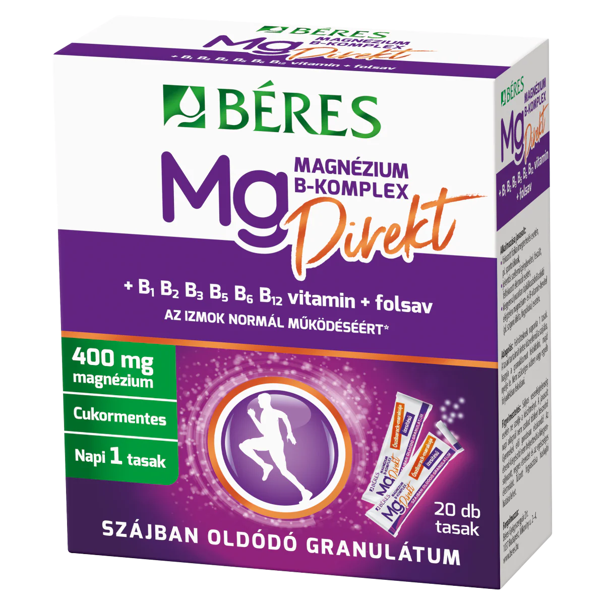 Béres Magnézium B-Komplex Direkt granulátum 20 db - Image 17