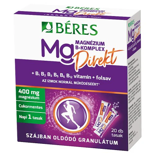 Béres Magnézium B-Komplex Direkt granulátum 20 db - Image 2