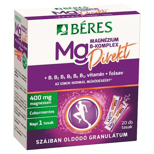 Béres Magnézium B-Komplex Direkt granulátum 20 db - Image 3