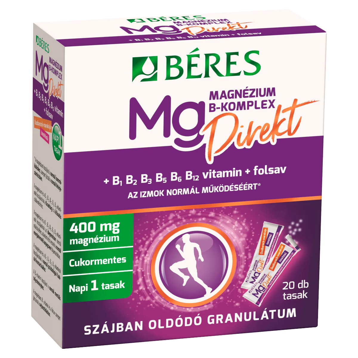 Béres Magnézium B-Komplex Direkt granulátum 20 db - Image 5