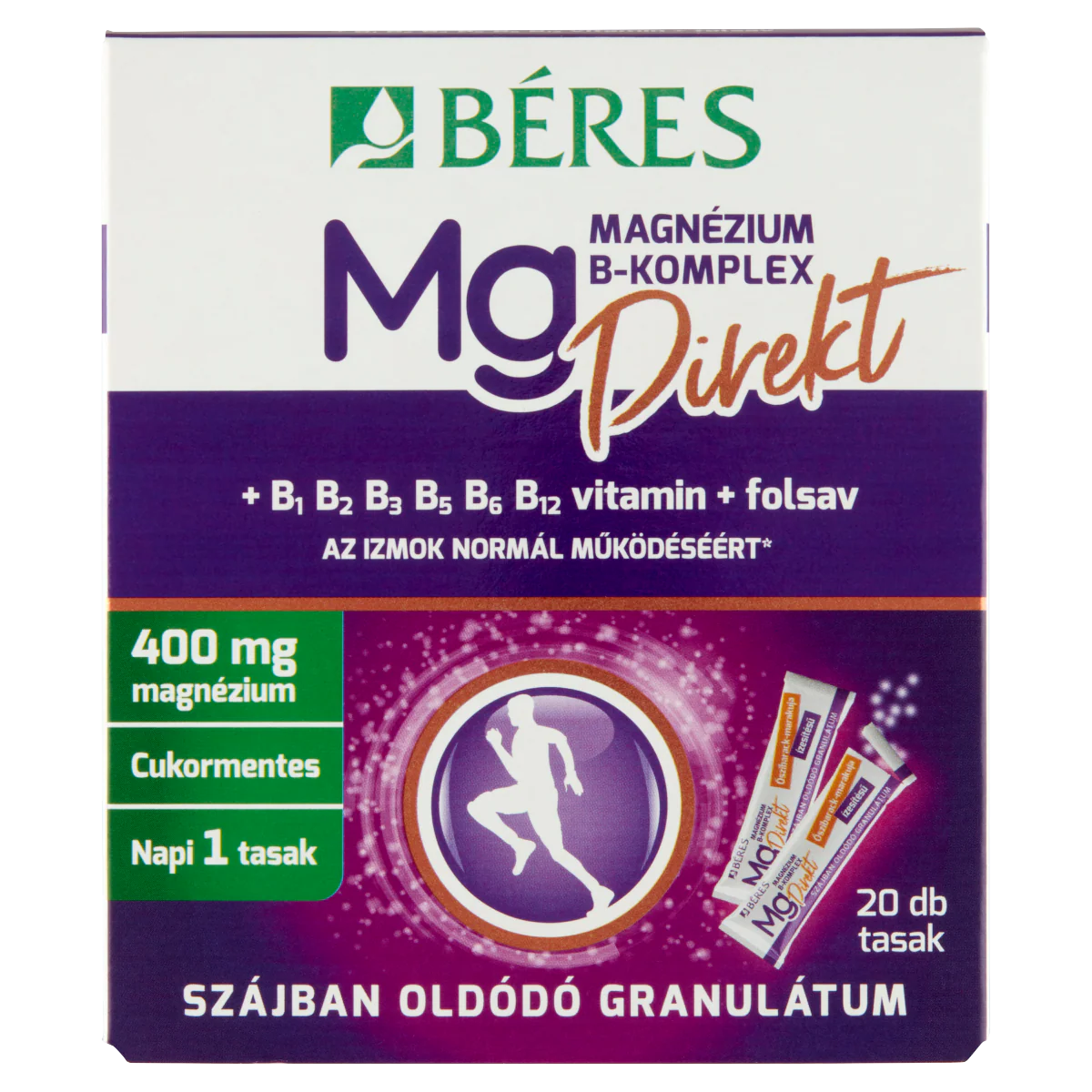 Béres Magnézium B-Komplex Direkt granulátum 20 db - Image 6