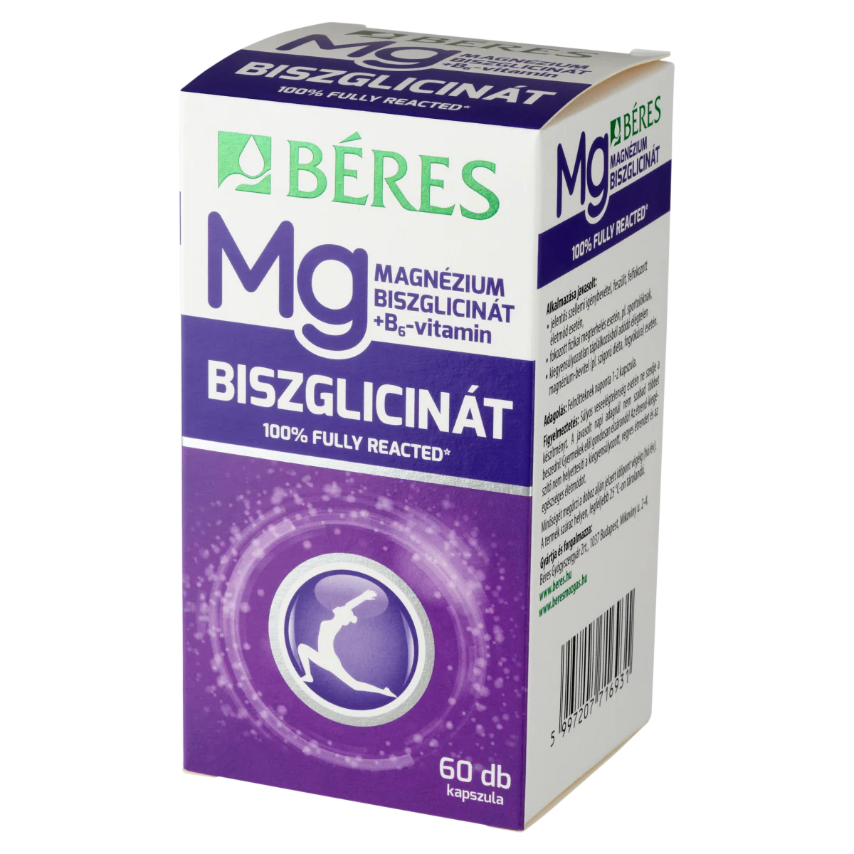 Béres magnézium-biszglicinát étrendkiegészítő kapszula 60 db - Image 4