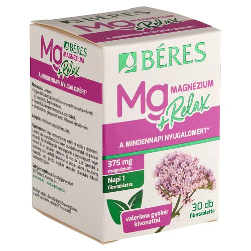 Béres Magnézium + Relax filmtabletta 30 db - Image 3