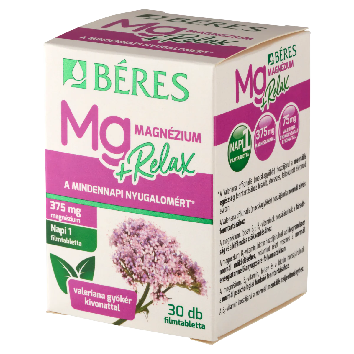Béres Magnézium + Relax filmtabletta 30 db - Image 7