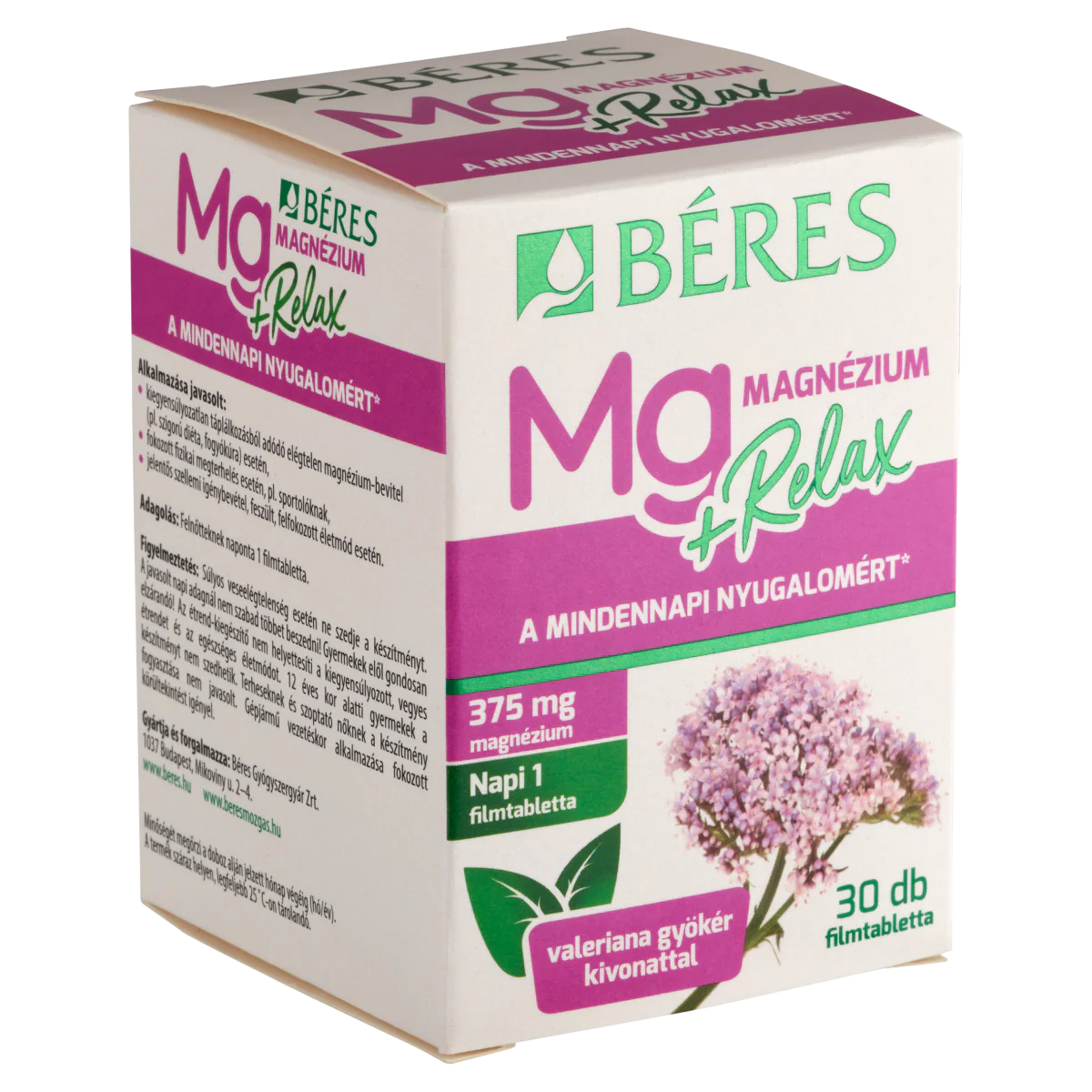 Béres Magnézium + Relax filmtabletta 30 db - Image 9