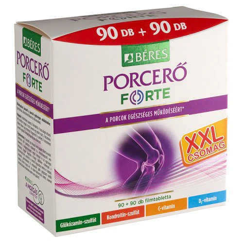 Béres Porcerő Forte étrend-kiegészítő filmtabletta 2x90 db - Image 3