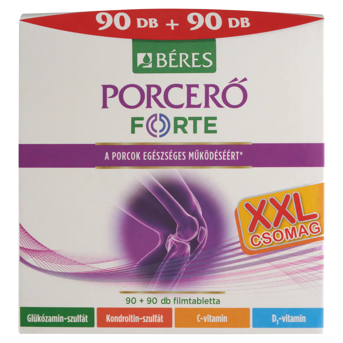 Béres Porcerő Forte étrend-kiegészítő filmtabletta 2x90 db - Image 7