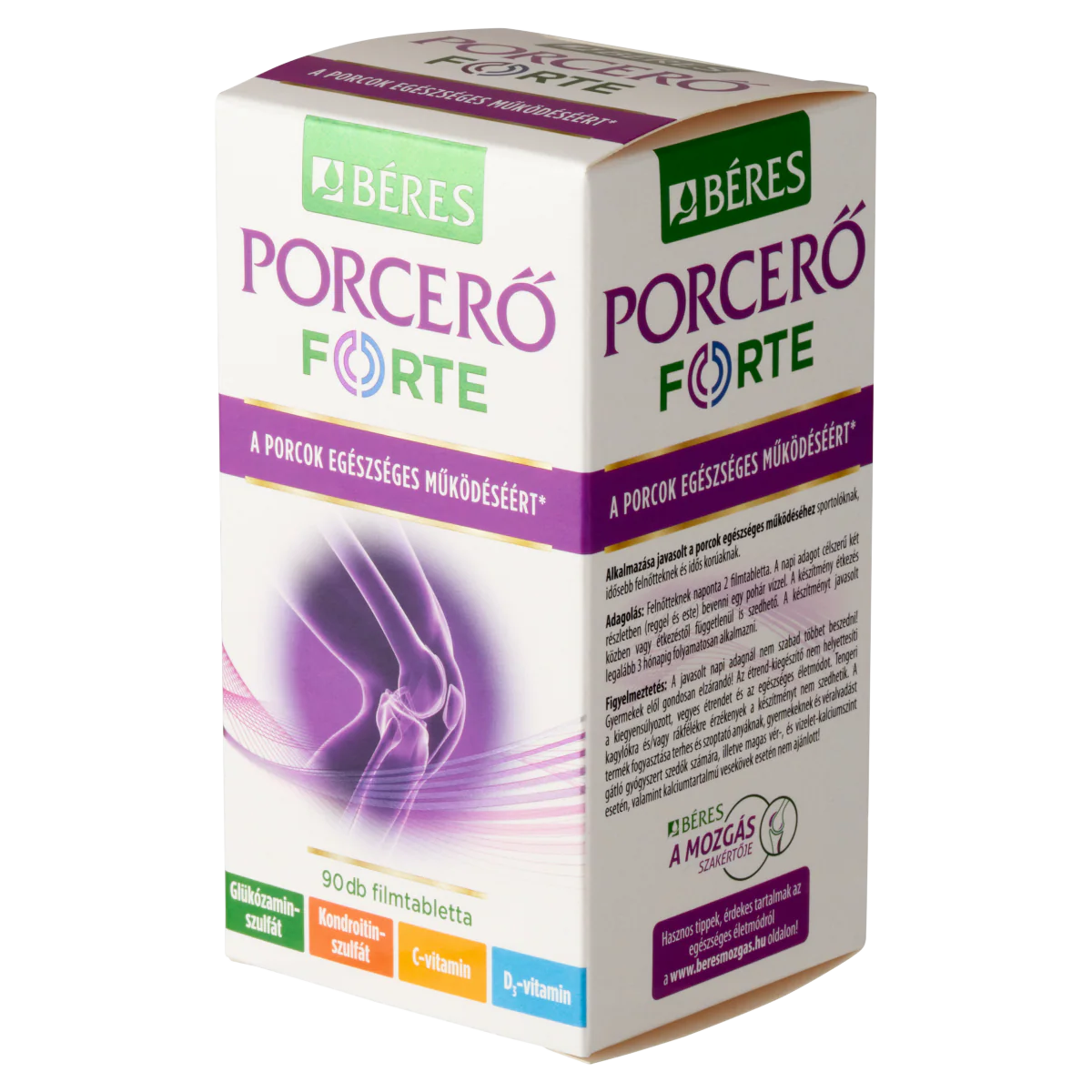 Béres Porcerő Forte étrend-kiegészítő filmtabletta 90 db - Image 8