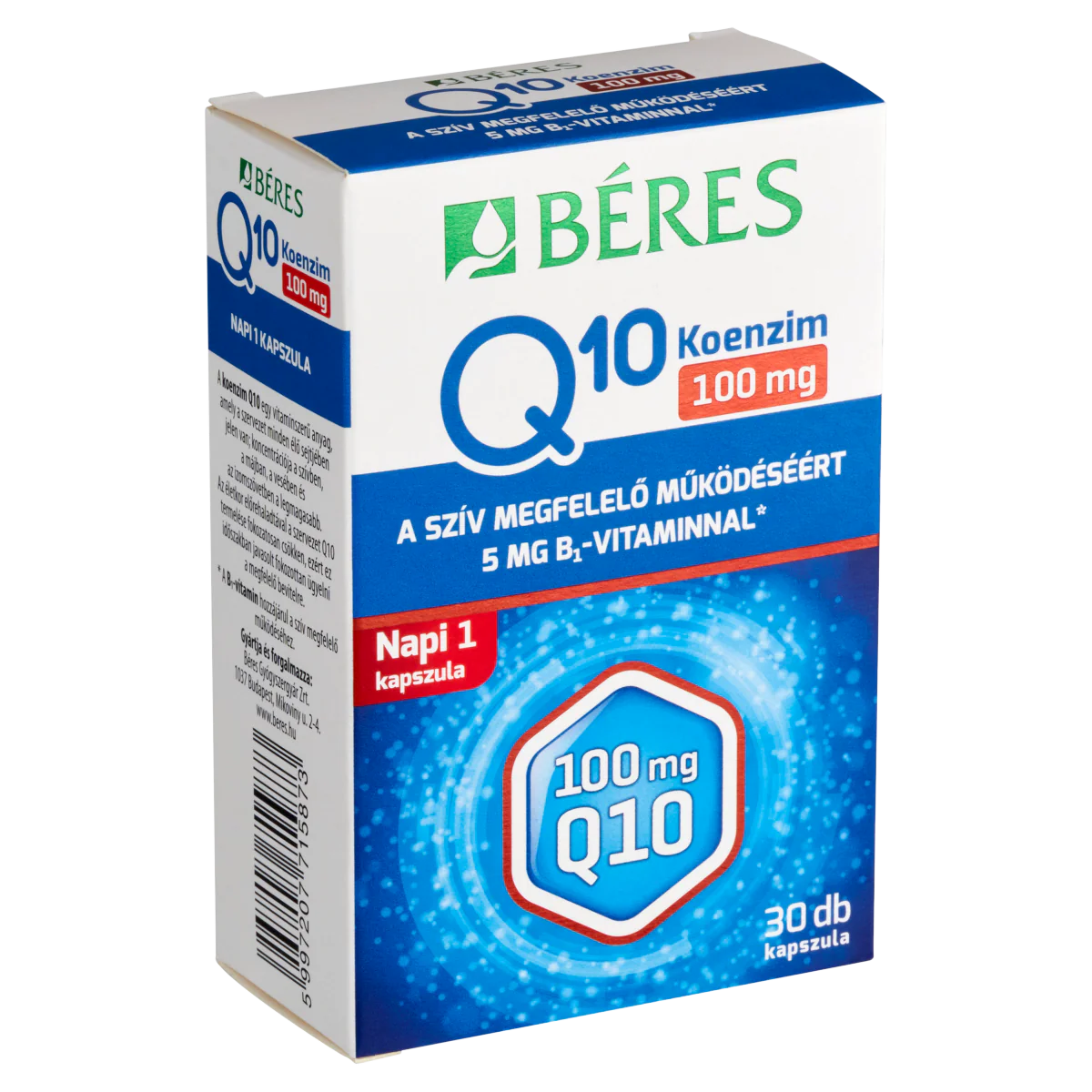 Béres Q10 Cardio 100mg kapszula 30 db - Image 7