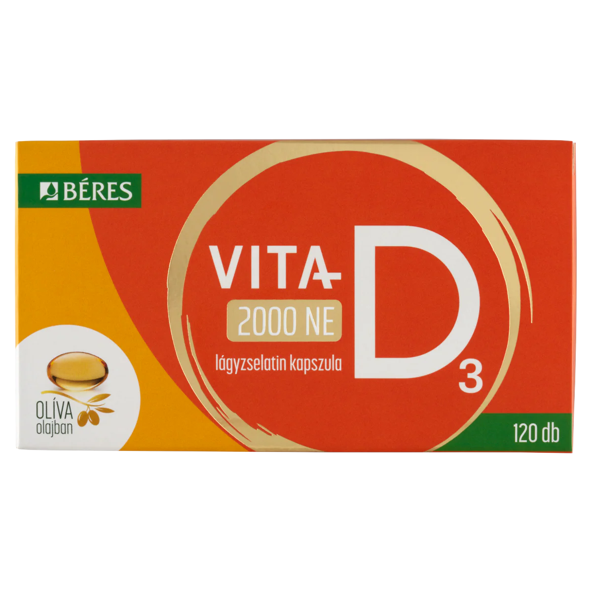 Béres Vita-D3 2000 NE lágyzselatin kapszula 120 db - Image 4