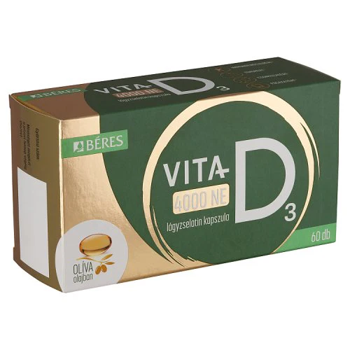 Béres Vita-D3 4000NE lágyzselatin kapszula 60 db - Image 3