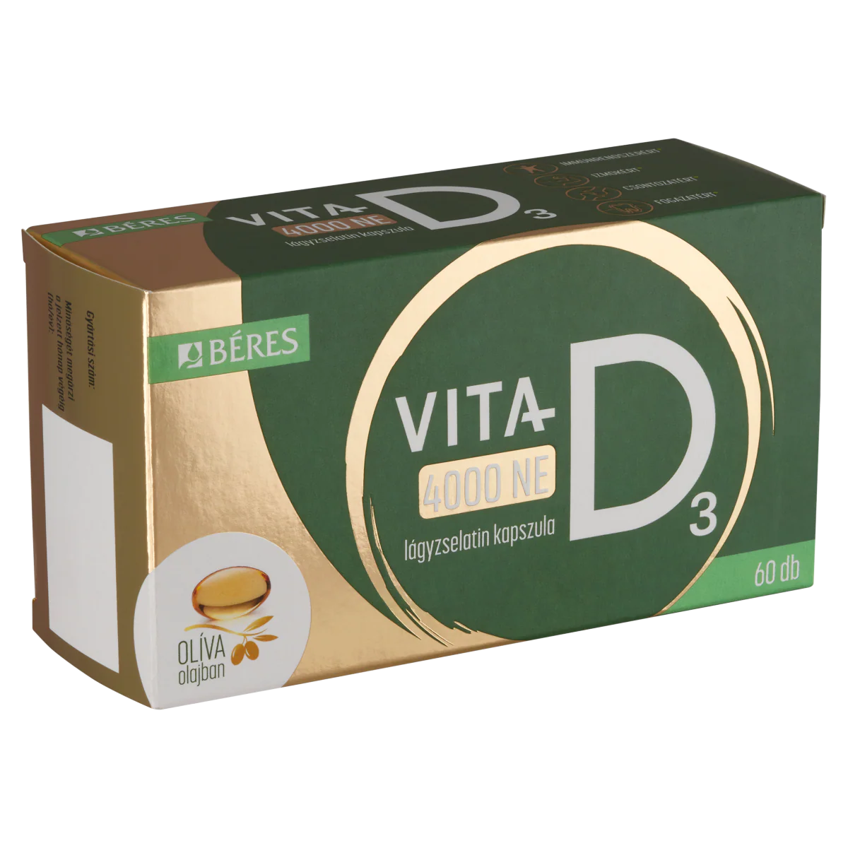 Béres Vita-D3 4000NE lágyzselatin kapszula 60 db - Image 9