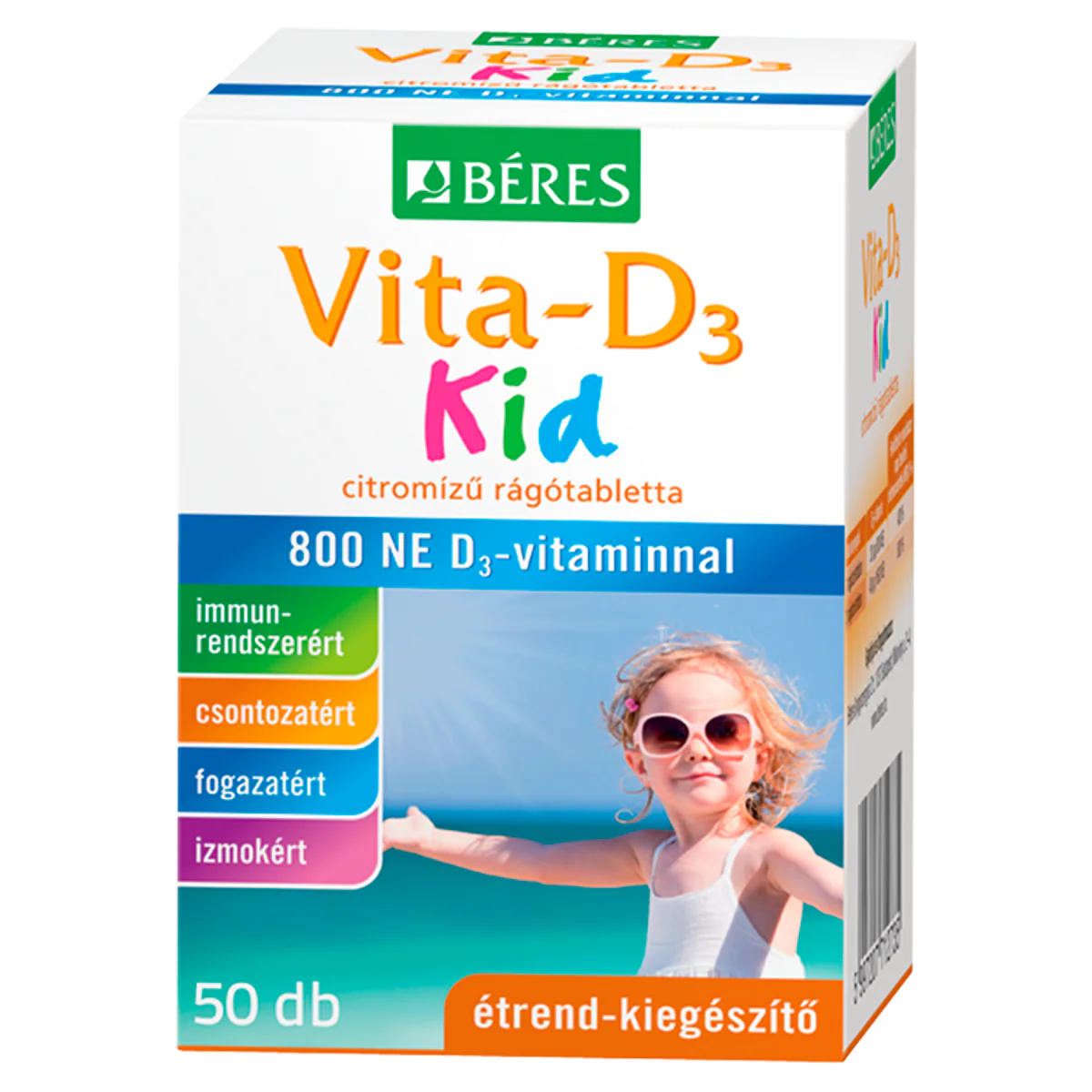 Béres Vita-D3 KID 800NE rágótabletta 50 db - Image 3
