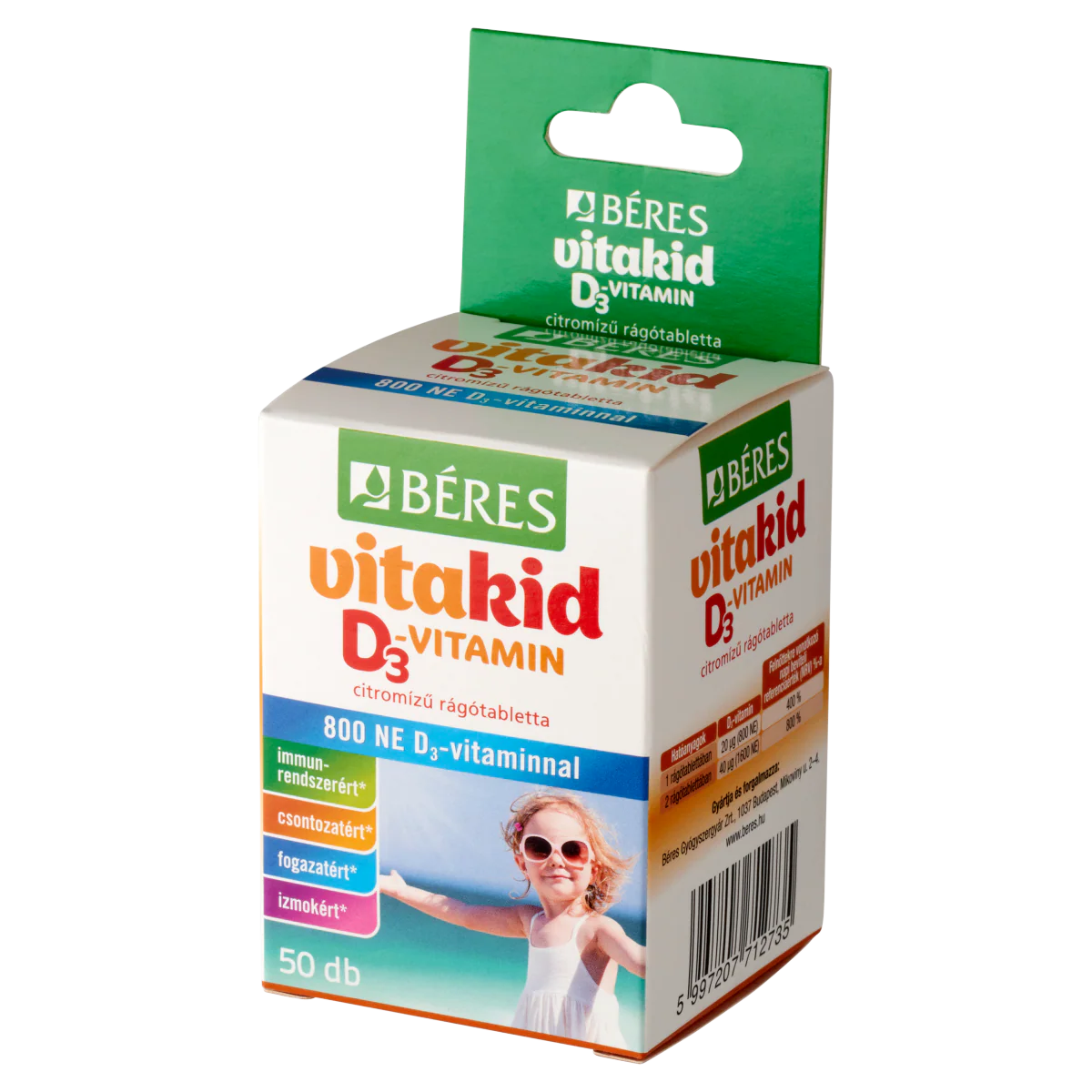 Béres Vita-D3 KID 800NE rágótabletta 50 db - Image 8