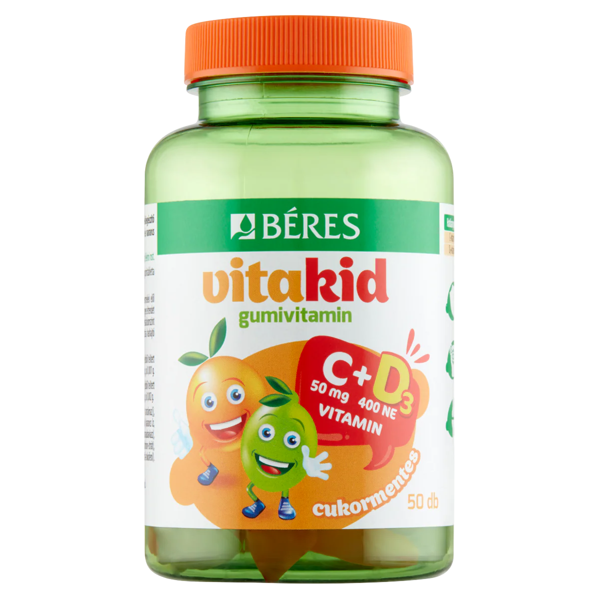 Béres VitaKid C+D₃ cukormentes gumivitamin 50 db - Image 3