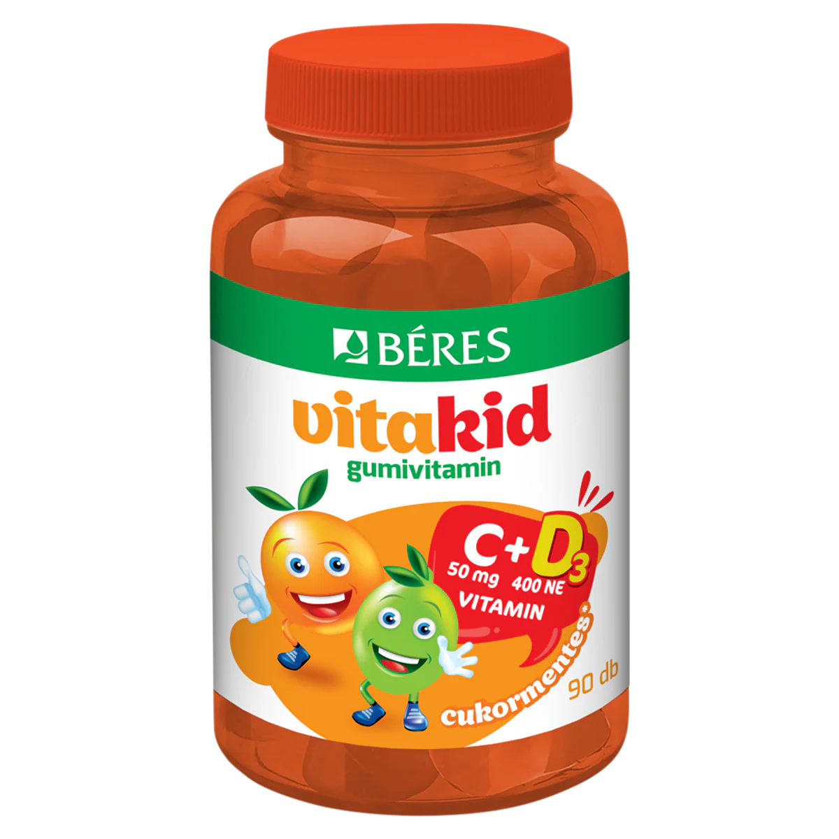 Béres Vitakid C+D3 gumivitamin gumitabletta 90 db - Image 3
