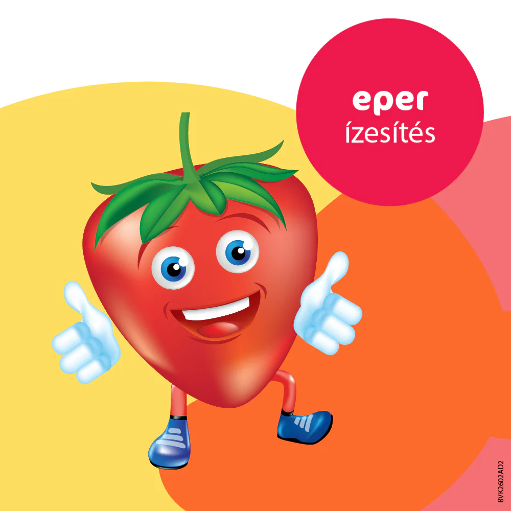 Béres VitaKid Ca + D₃ gumivitamin gumitabletta eper 30 db - Image 6