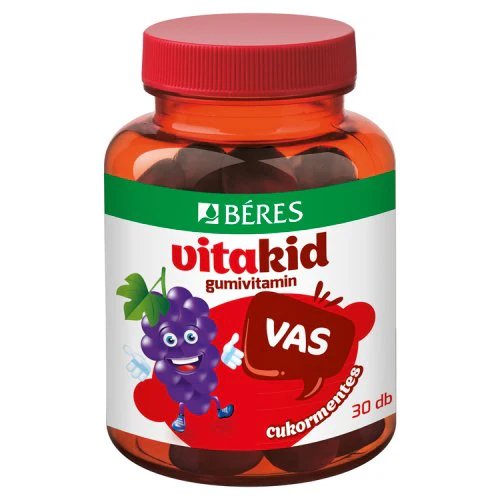 Béres VitaKid Vas gumivitamin gumitabletta szőlő 30 db - Image 2
