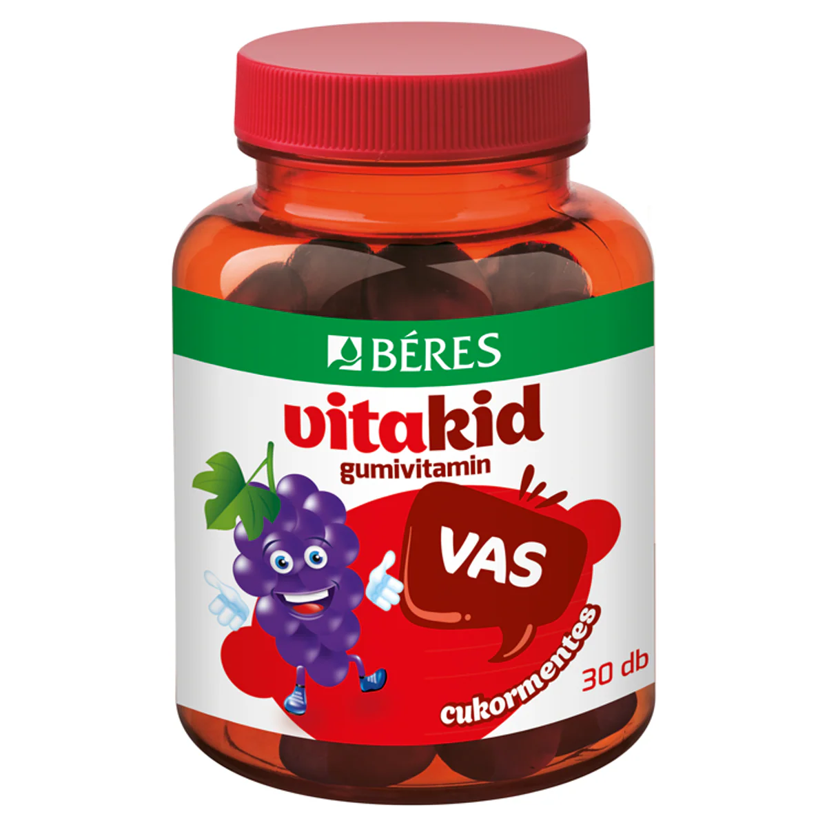 Béres VitaKid Vas gumivitamin gumitabletta szőlő 30 db - Image 8