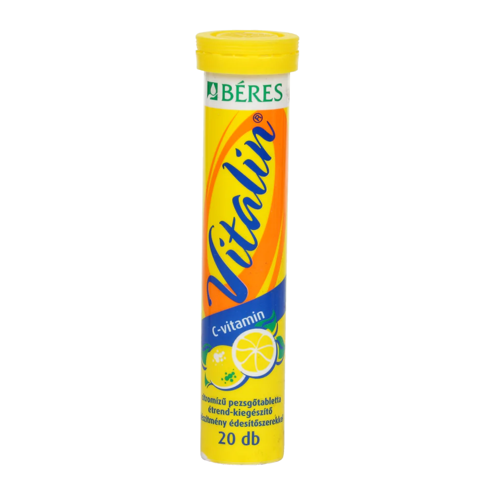 Béres Vitalin C-vitamin citrom ízű pezsgőtabletta 20 db