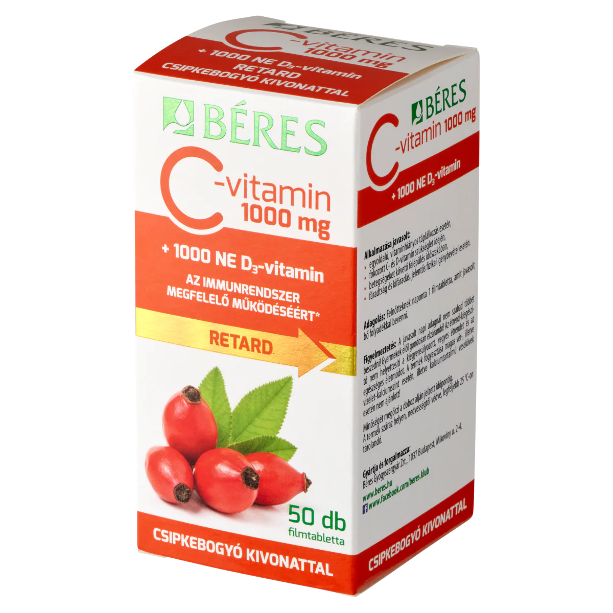 Béres Vitalin C-vitamin citrom ízű pezsgőtabletta 20 db - Image 3