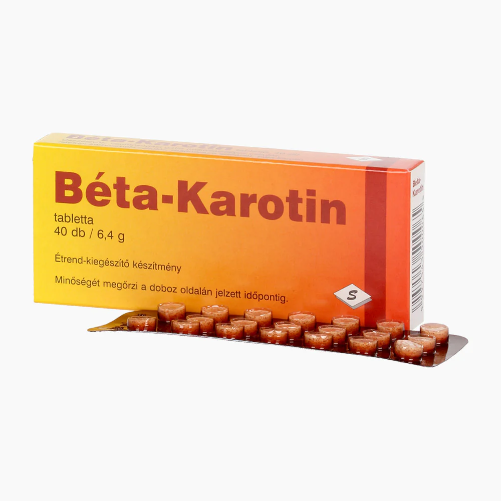 Béta-karotin tabletta 40 db - Image 2