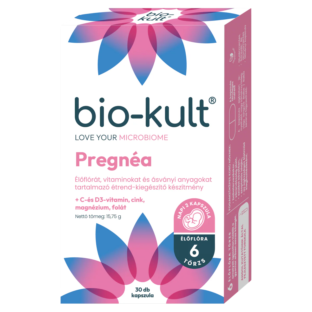 Bio-Kult Pregnéa étrendkiegészítő kapszula 30 db - Image 2