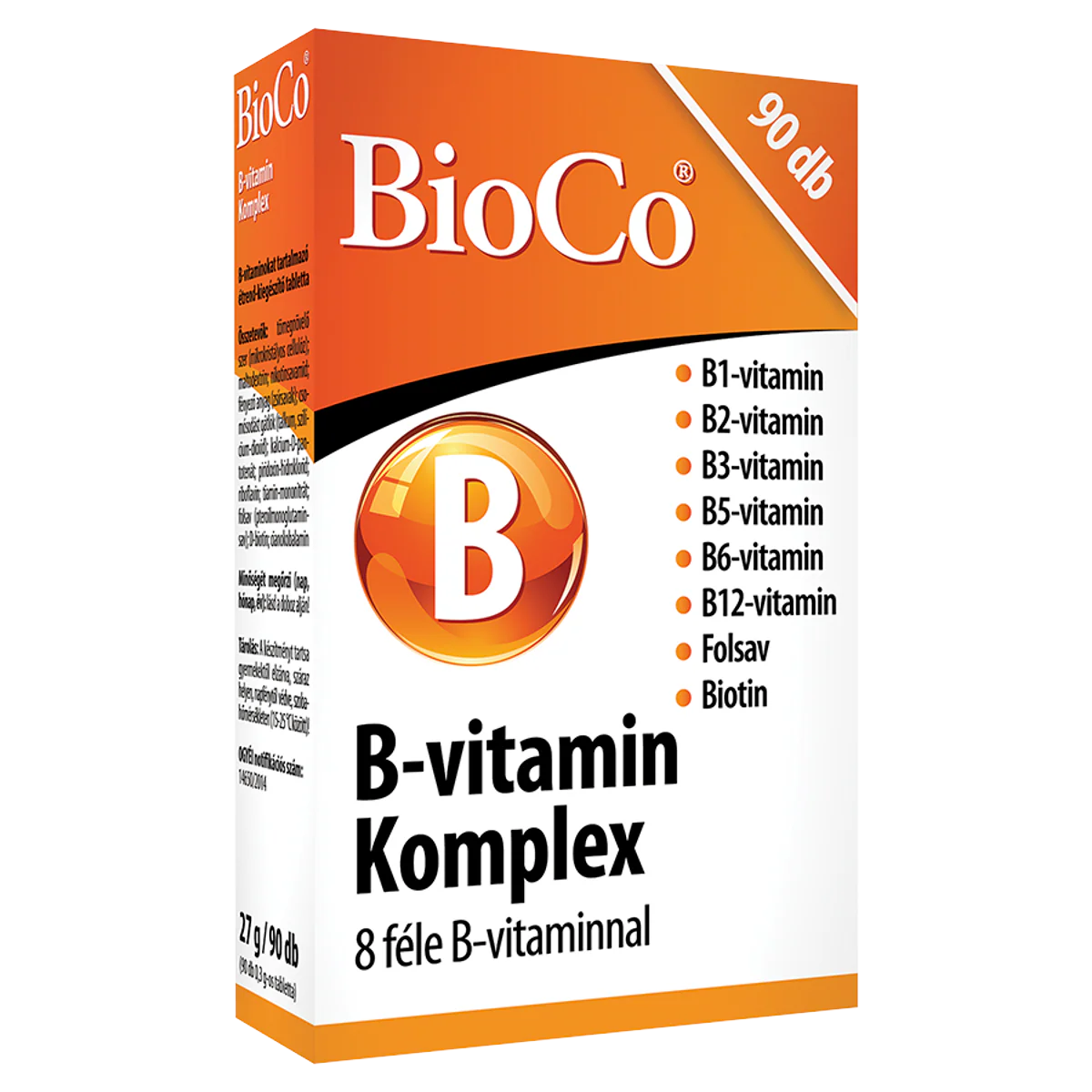 BioCo B-vitamin Komplex tabletta 90 db - Image 4