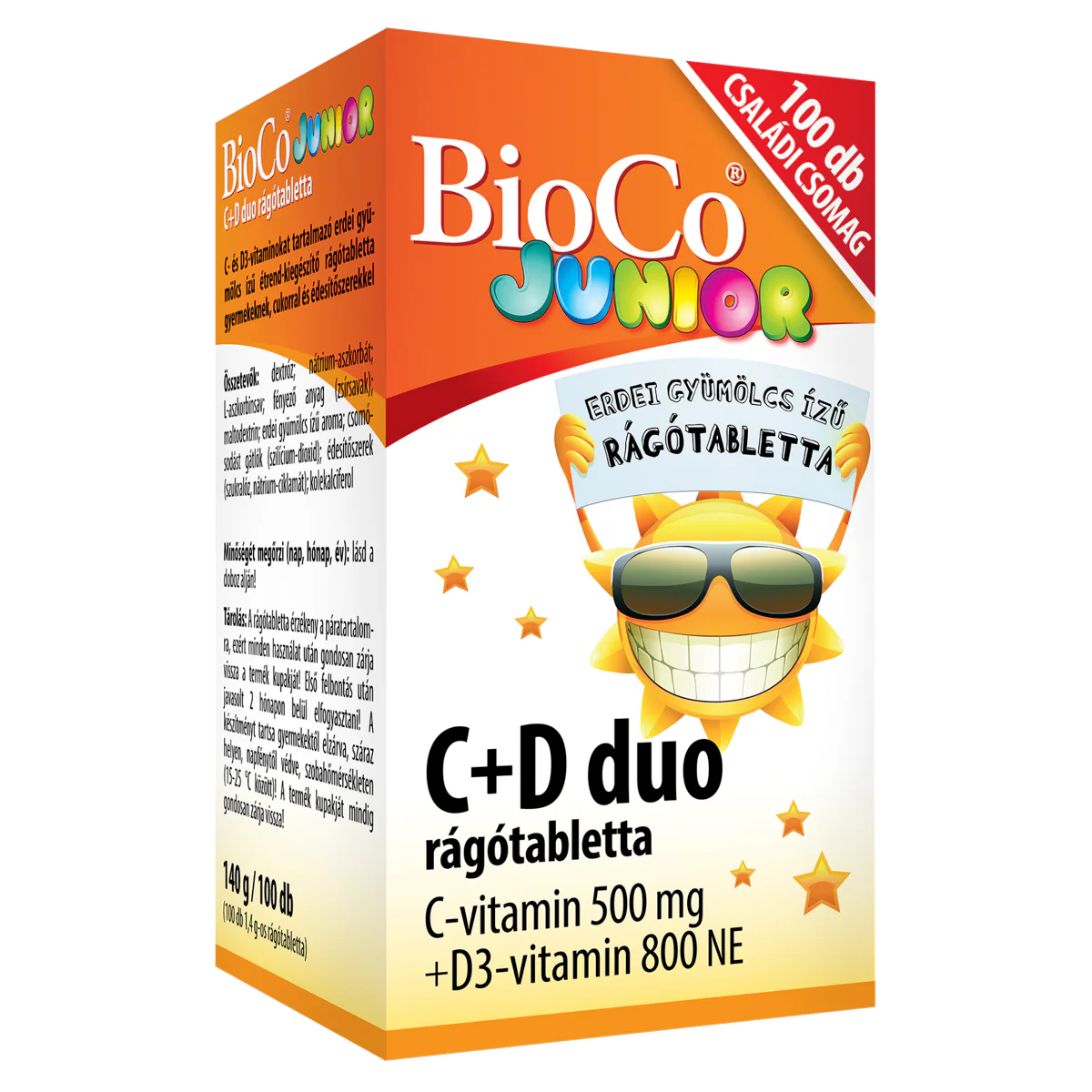 BioCo Junior C+D duo rágótabletta 100 db - Image 5