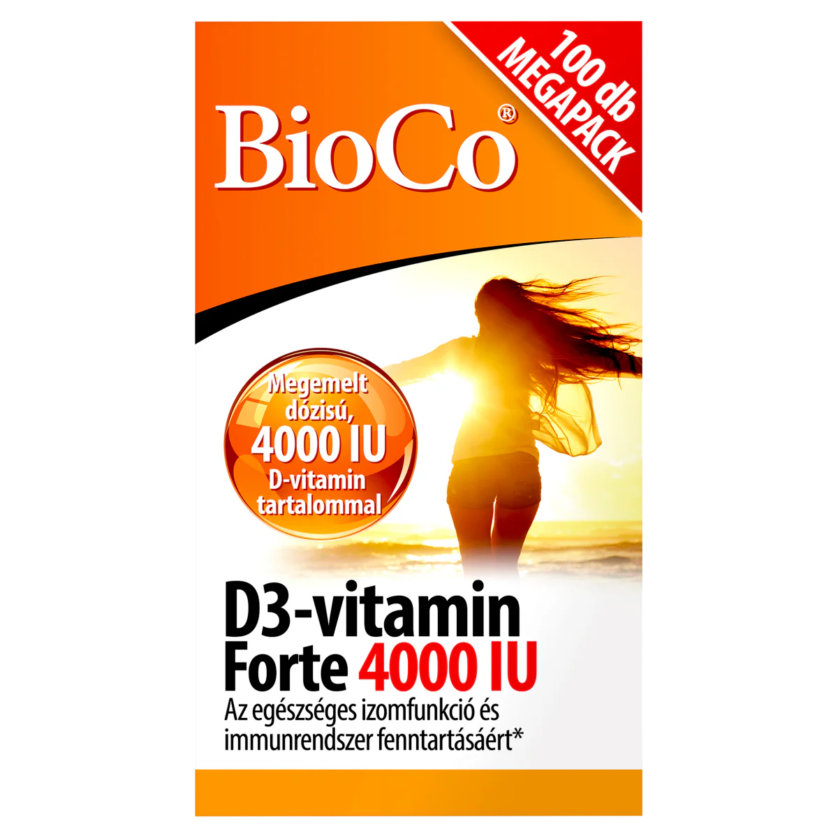 BioCo D3-vitamin Forte 4000 IU Megapack tabletta 100 db - Image 5