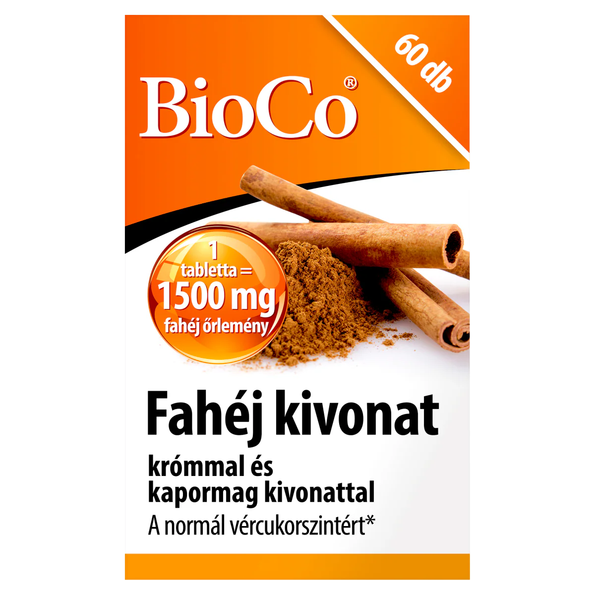 BioCo Fahéj kivonat krómmal és kapormag kivonattal tabletta 60 db - Image 5