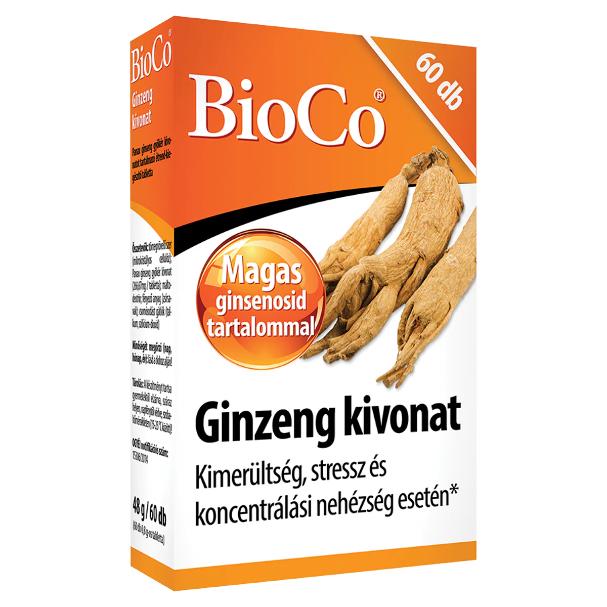 BioCo Ginzeng kivonat tabletta 60 db - Image 4