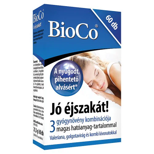 BioCo Jó éjszakát! étrend-kiegészítő tabletta 60 db - Image 3