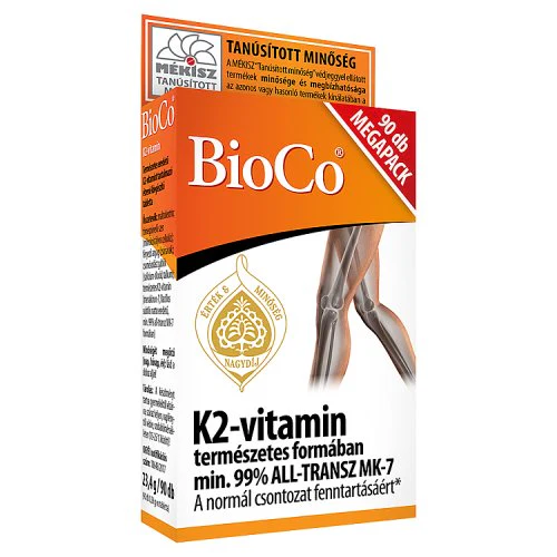BioCo K2-vitamin tabletta 90 db - Image 3