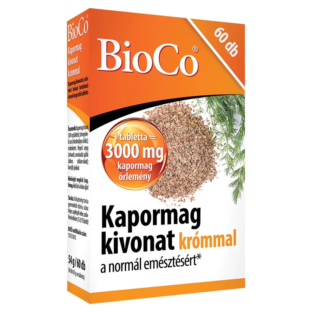 BioCo Kapormag kivonat krómmal tabletta 60 db - Image 2
