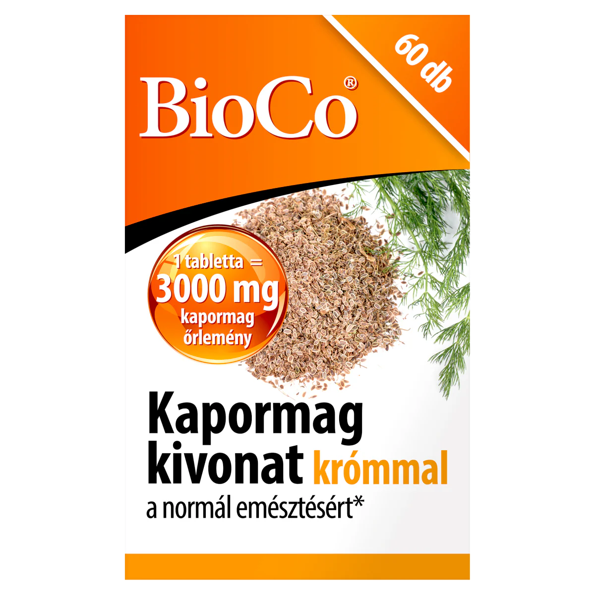 BioCo Kapormag kivonat krómmal tabletta 60 db - Image 3