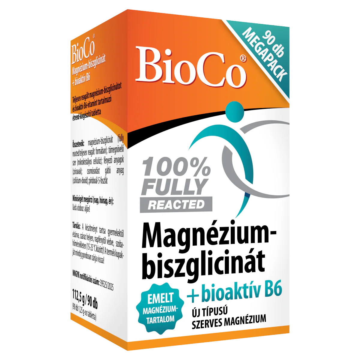 BioCo Magnézium-biszglicinát + bioaktív B6 Megapack 90 db - Image 5