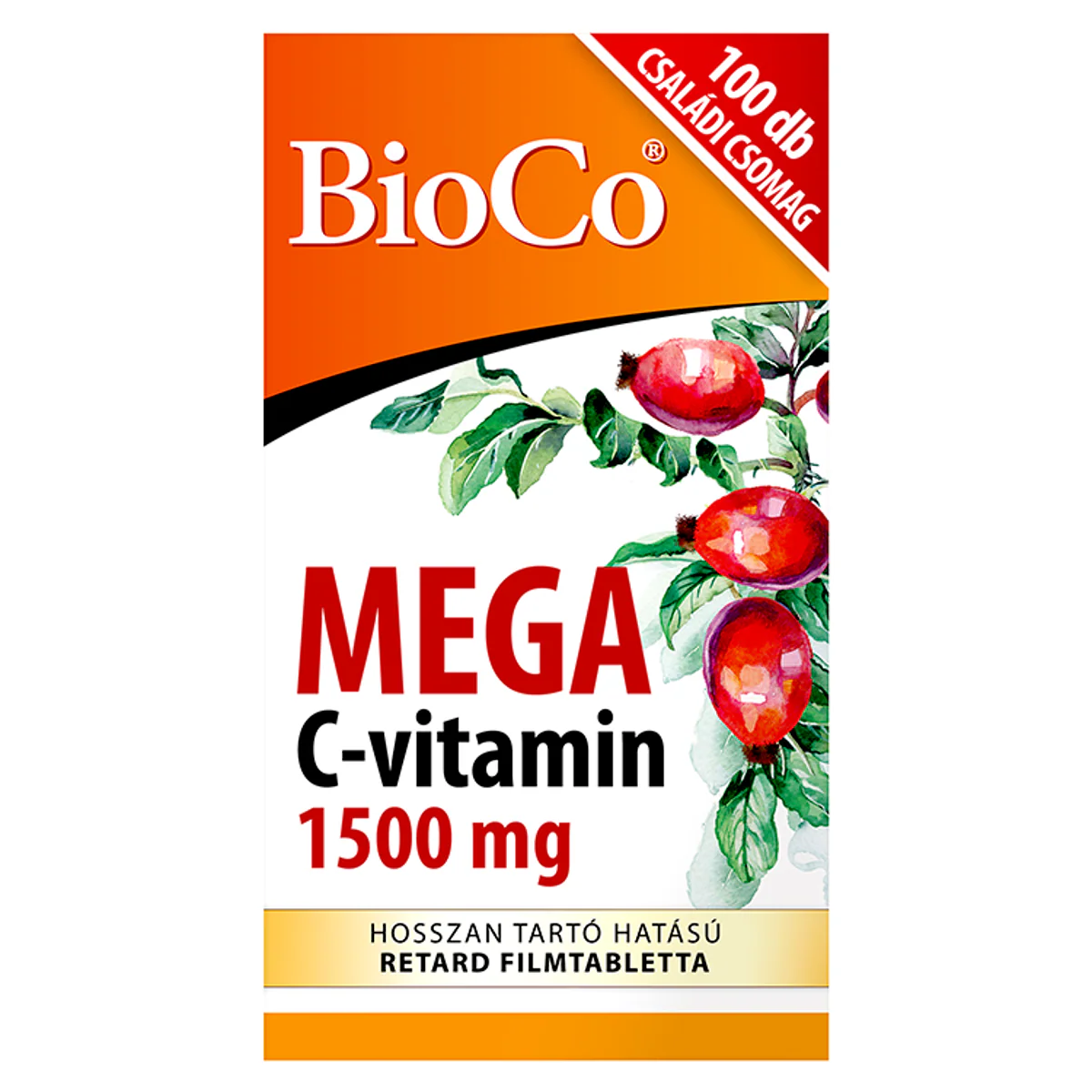 BioCo Mega C-vitamin 1500 mg Retard filmtabletta 100 db - Image 4