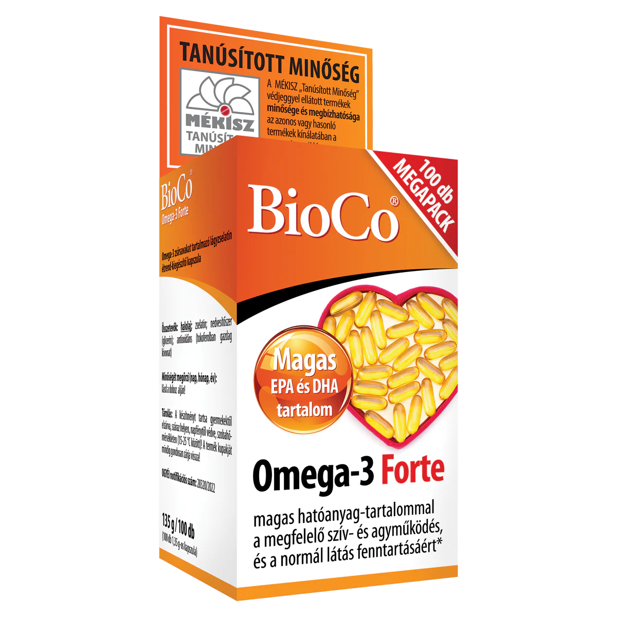 BioCo Omega-3 Forte lágyzselatin étrend-kiegészítő kapszula 100 db - Image 4