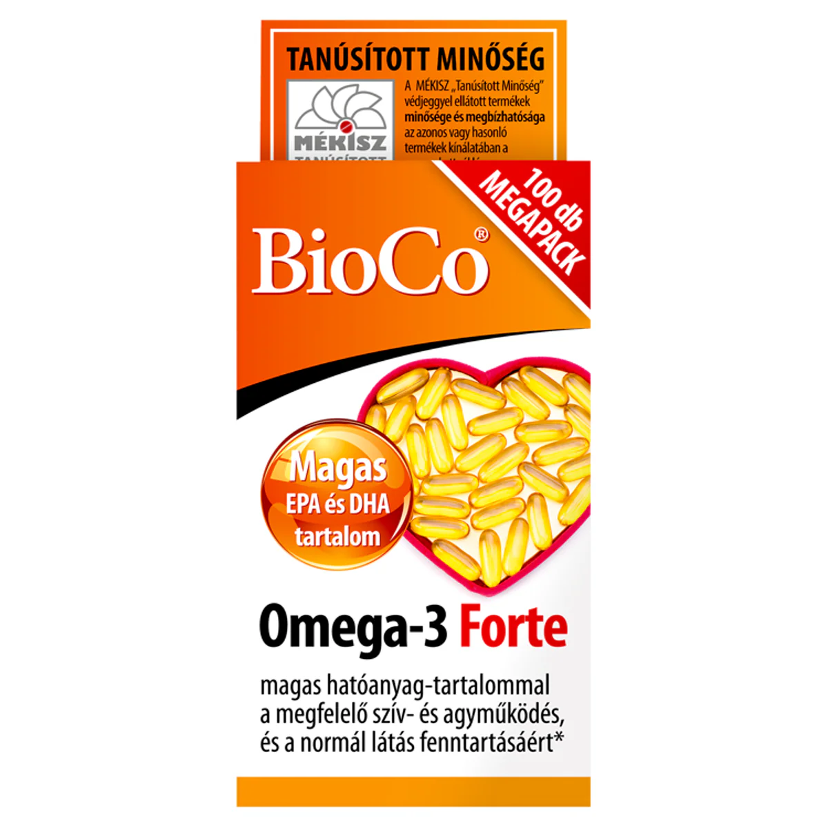 BioCo Omega-3 Forte lágyzselatin étrend-kiegészítő kapszula 100 db - Image 5