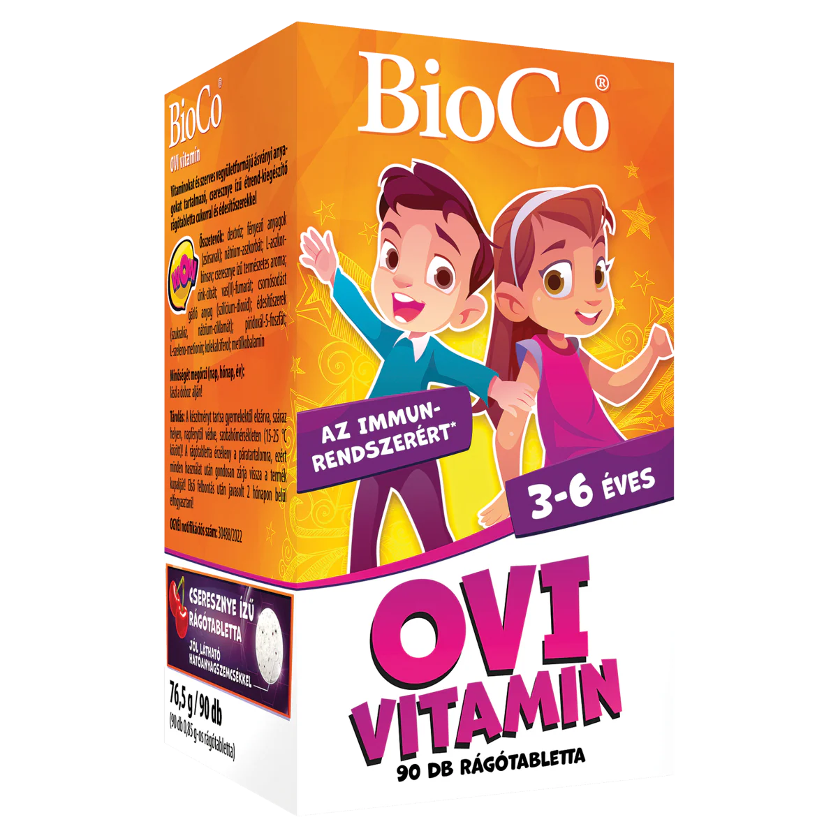 BioCo Ovi vitamin rágótabletta 90 db - Image 5