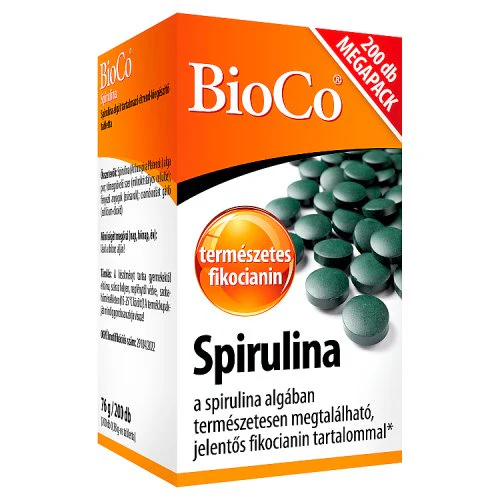 BioCo Spirulina kapszula BIO 200x - Image 3