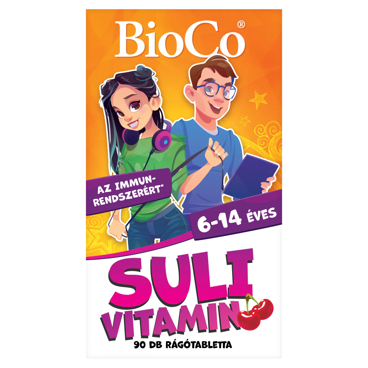 BioCo Suli vitamin cseresznyés rágótabletta 90 db - Image 4