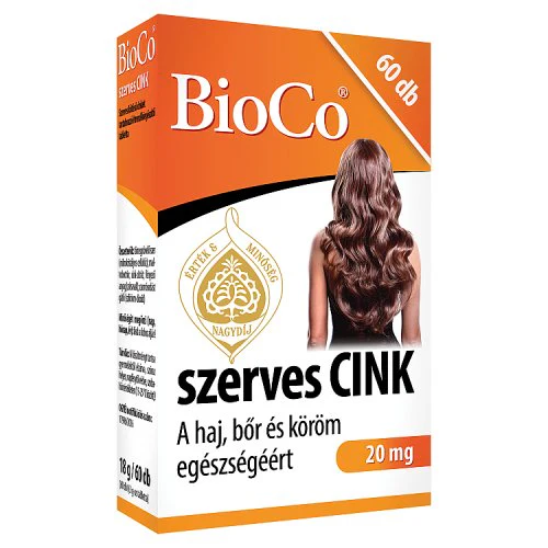 BioCo szerves Cink tabletta 60 db - Image 3