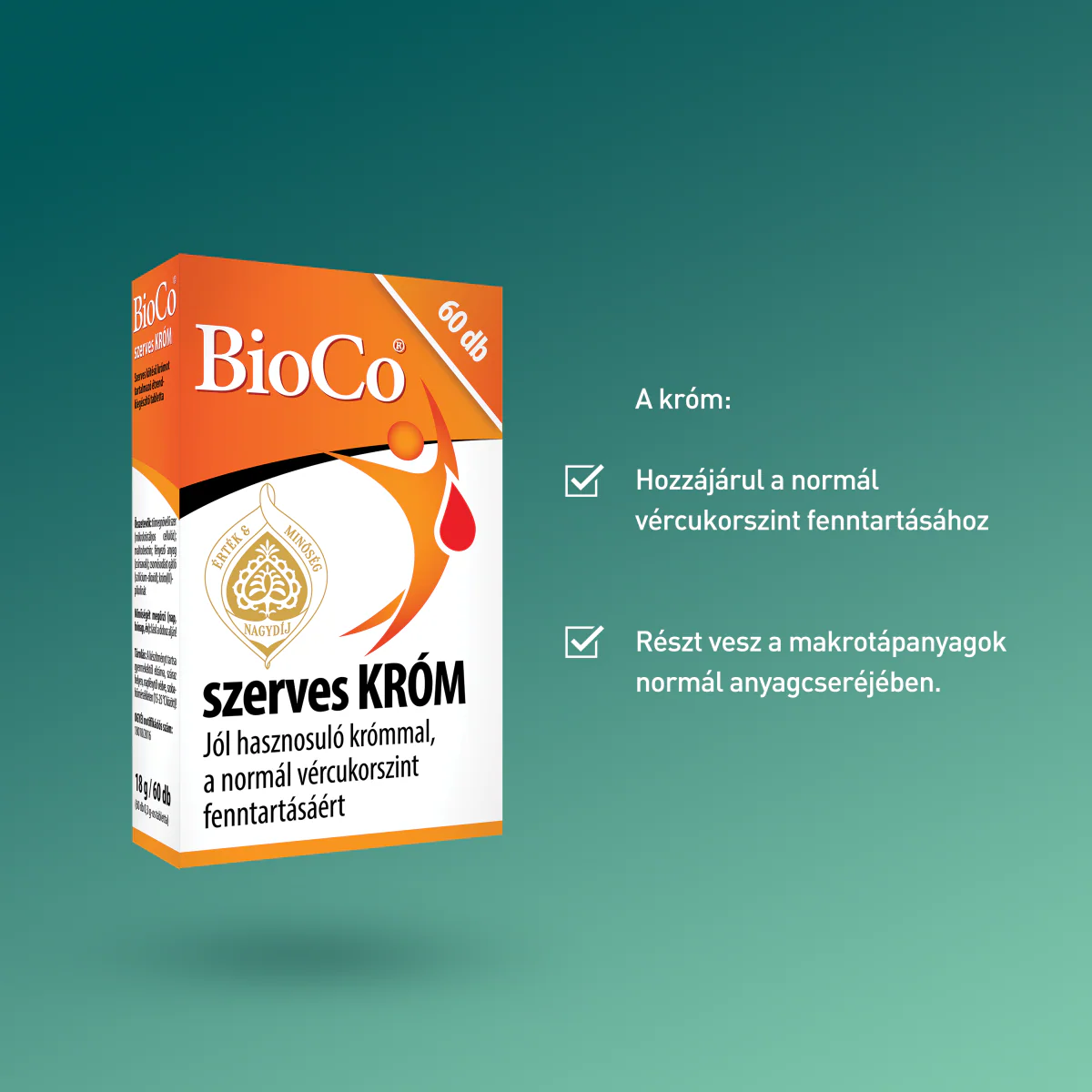 BioCo Szerves Króm tabletta 60 db - Image 6