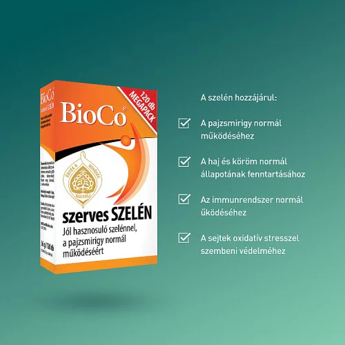 BioCo Szerves Szelén Megapack tabletta 120 db - Image 2